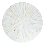 Столик с инкрустацией с перламутровым узором Dominic White варинант исполнения - 2 | Loft Concept в Рязани