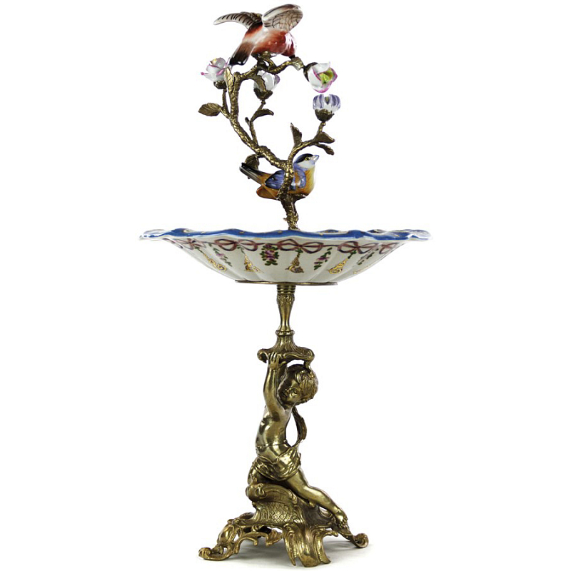 Чаша Putti Holds Cup II Мульти Бронза Чаша Putti Holds Cup II Мульти Бронза в Рязани | Loft Concept