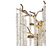 Лампа настольная со стеклянными подвесами цвет золото FAIRYTREE Light варинант исполнения - 2 | Loft Concept в Рязани