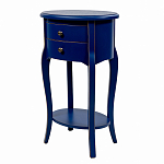 Синяя тумба на фигурных ножках Shelby варинант исполнения - 2 | Loft Concept в Рязани
