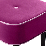 Квадратный мягкий пуф на черных ножках Winton Pouf Square варинант исполнения - 18 | Loft Concept в Рязани