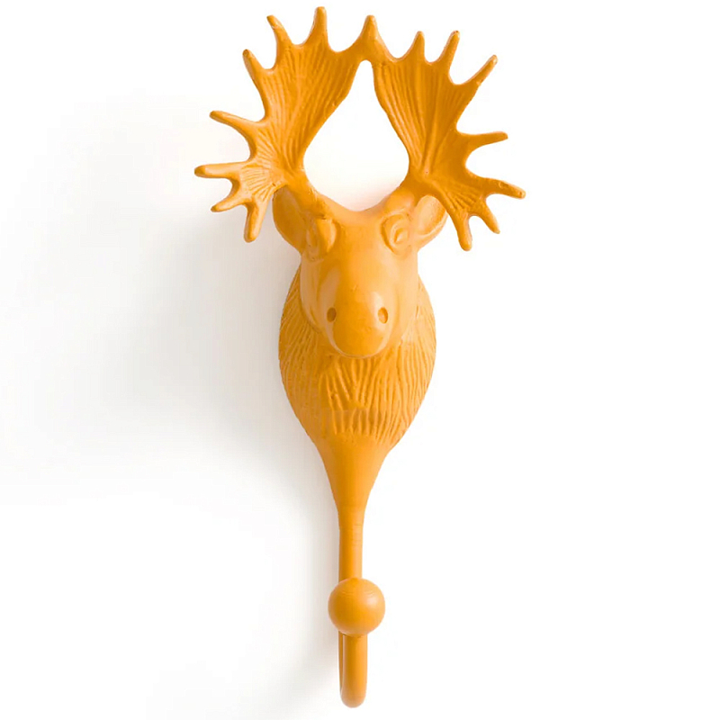 Настенный крючок голова оленя Deer Wall Hook Mustard Горчичный Настенный крючок голова оленя Deer Wall Hook Mustard Горчичный в Рязани | Loft Concept