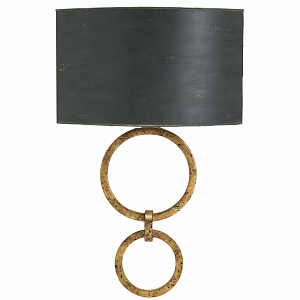 Бра настенное с каркасом из колец Rings of Saturn