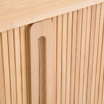 Длинный низкий буфет с 2-мя раздвижными дверцами Toinette Light Cupboard варинант исполнения - 11 | Loft Concept в Рязани