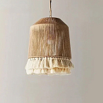 Люстра круглая плетеная с кисточками Small Solar Glow варинант исполнения - 3 | Loft Concept в Рязани