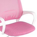 Офисное кресло с основанием из белого пластика Desk chairs Pink варинант исполнения - 6 | Loft Concept в Рязани