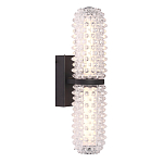 Бра с факутрным стеклянным плафоном Sonora варинант исполнения - 2 | Loft Concept в Рязани