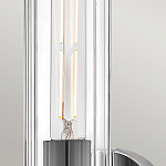 Бра для ванных комнат с прозрачным цилиндрическим плафоном на круглом основании Hinkley варинант исполнения - 10 | Loft Concept в Рязани