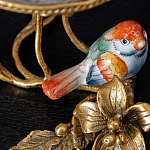 Чаша на ножке из стекла с бронзовыми элементами Bronze Branch варинант исполнения - 2 | Loft Concept в Рязани