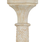 Люстра из дерева в форме подсвечника Coastal Aesthetics варинант исполнения - 2 | Loft Concept в Рязани