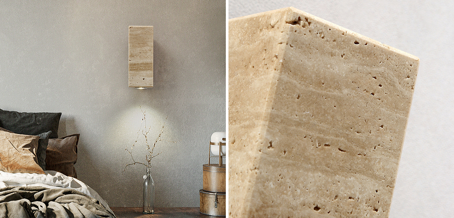 Бра Travertine Spot Wall Lamp Бра Travertine Spot Wall Lamp - Loft-Concept в Рязани