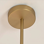 Люстра CANELLE Linear Chandelier 12 Modern Brass варинант исполнения - 4 | Loft Concept в Рязани