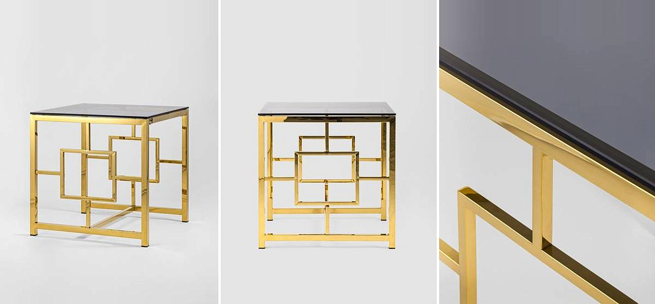 Стол приставной Milan Tables Gold Стол приставной Milan Tables Gold - Loft-Concept в Рязани