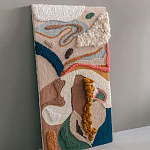 Тканый вручную текстильный гобелен Orchid варинант исполнения - 2 | Loft Concept в Рязани