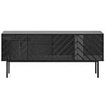 Длинная тумба с зеркальным декором Serena варинант исполнения - 3 | Loft Concept в Рязани