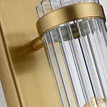 Бра вертикальное с рифленым стеклянным плафоном и прямоугольным основанием Quintiesse варинант исполнения - 4 | Loft Concept в Рязани