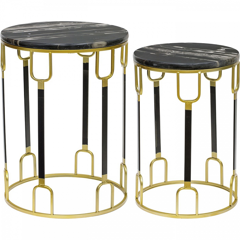 Приставной стол Dorius Side Table white marble high Латунь Черный Белый Мрамор Bianco Приставной стол Dorius Side Table white marble high Латунь Черный Белый Мрамор Bianco в Рязани | Loft Concept