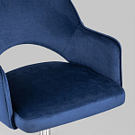 Кресло для компьютерного стола Veloury Blue варинант исполнения - 7 | Loft Concept в Рязани