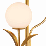 Торшер с золотым каркасом в виде стебля с листьями Inspired by Nature варинант исполнения - 2 | Loft Concept в Рязани