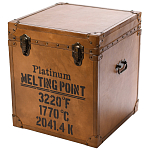 Сундук кожаный в винтажном стиле Brown Leather Chest варинант исполнения - 1 | Loft Concept в Рязани