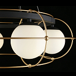 Люстра подвесная круглая с белыми плафонами Martin варинант исполнения - 4 | Loft Concept в Рязани