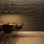 Гипсовая 3D Панель M-07 варинант исполнения - 1 | Loft Concept в Рязани