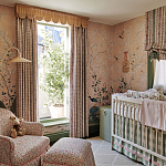 Обои ручная роспись Cecily pink варинант исполнения - 3 | Loft Concept в Рязани