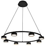 Люстра подвесная круглая черная Black Light Fixtures варинант исполнения - 1 | Loft Concept в Рязани