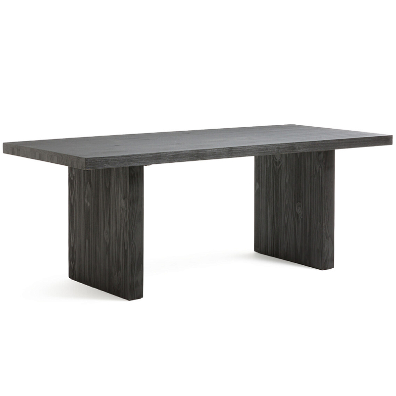Большой обеденный стол Furuya Dining Table Черный Большой обеденный стол Furuya Dining Table Черный в Рязани | Loft Concept