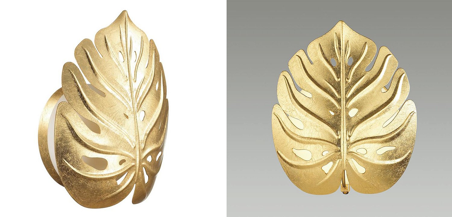 Бра Gold Monstera Leaf Бра Gold Monstera Leaf - Loft-Concept в Рязани
