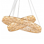 Люстра на 2 кольца с текстурной огранкой Reflection of Reality варинант исполнения - 2 | Loft Concept в Рязани