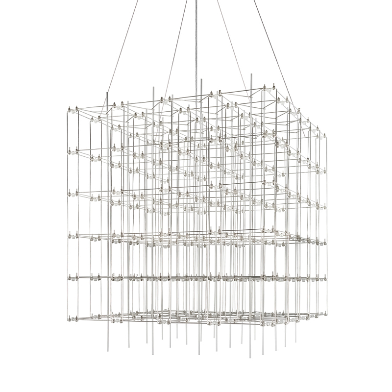 Подвесной светильник Fascinating Matrix Хром в Рязани | Loft Concept 