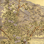 Обои ручная роспись Le Brésil Amarelo Deep Rich Gold варинант исполнения - 2 | Loft Concept в Рязани