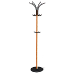 Вешалка с круглым основанием и черными металлическими крючками Industrial Metal Rust варинант исполнения - 1 | Loft Concept в Рязани