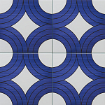 Дизайнерская плитка с узором Восьмерки варинант исполнения - 1 | Loft Concept в Рязани