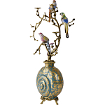Бронзовый подсвечник Птичий рай Flora варинант исполнения - 4 | Loft Concept в Рязани