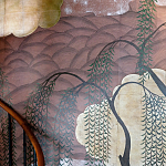 Обои ручная роспись Willow & Waves Original colourway on Edo painted Xuan paper with antiquing варинант исполнения - 2 | Loft Concept в Рязани