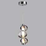 Подвесной светильник с 3-мя рифлеными стеклянными шарами Marcelh Light варинант исполнения - 8 | Loft Concept в Рязани