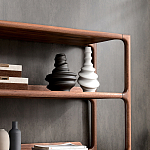 Стеллаж в гостиную для книг Moon Walnut Furniture варинант исполнения - 6 | Loft Concept в Рязани