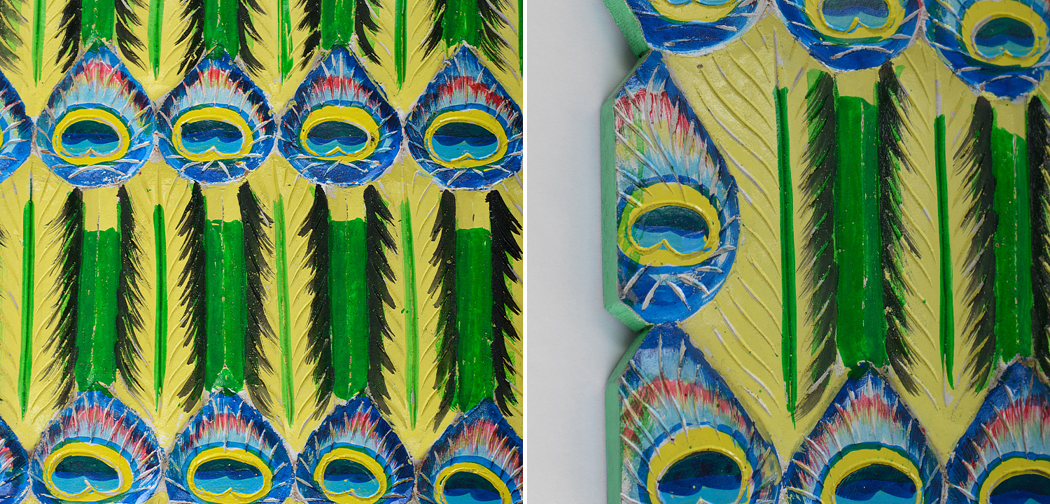 Панно Wooden Peacock Feathers Панно Wooden Peacock Feathers - Loft-Concept в Рязани