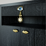 Комод Elsa Dreams Black Двухстворчатый  варинант исполнения - 4 | Loft Concept в Рязани