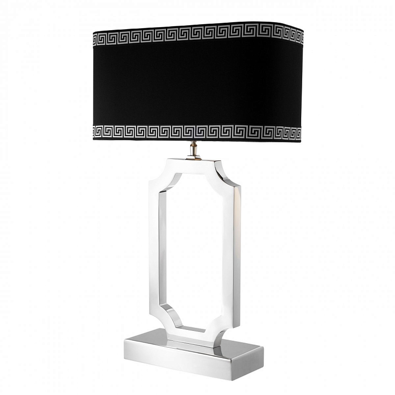 Настольная лампа Eichholtz Table Lamp Sterlington Никель Черный Настольная лампа Eichholtz Table Lamp Sterlington Никель Черный в Рязани | Loft Concept