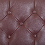 Диван из натуральной кожи на 4-х деревянных ножках из массива бука Chloe Leather Seating vine варинант исполнения - 5 | Loft Concept в Рязани