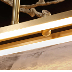 Люстра прямоугольная из фактурного стекла Chandelier Beam варинант исполнения - 9 | Loft Concept в Рязани