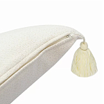 Подушка с цветочным принтом и кисточками Blooming Elegance Harper варинант исполнения - 3 | Loft Concept в Рязани