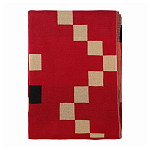 Плед хлопковый по мотивам башкирских орнаментов Ural and Siberian Patterns варинант исполнения - 5 | Loft Concept в Рязани