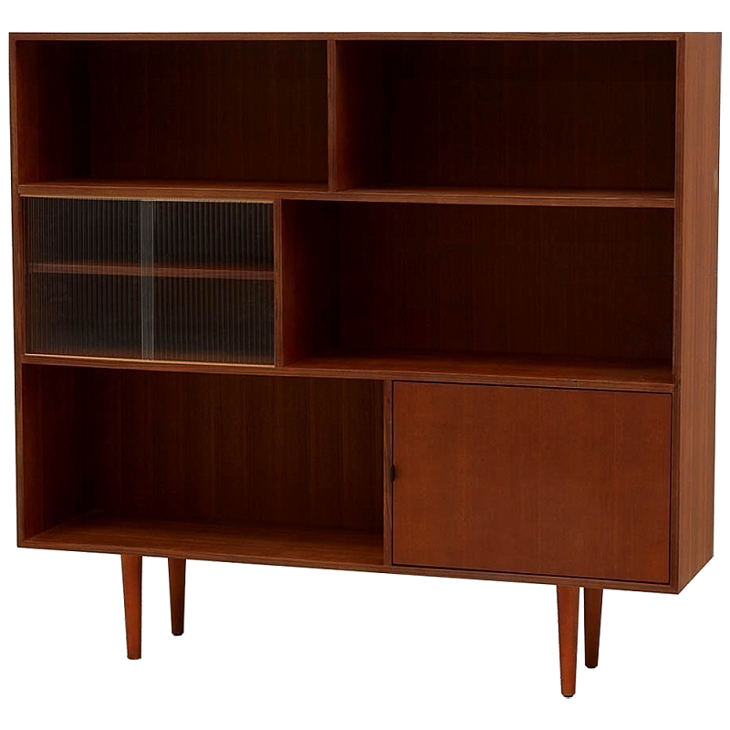 Стеллаж Retro Brown Rack Коричневый Стеллаж Retro Brown Rack Коричневый в Рязани | Loft Concept