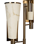 Торшер на три лампы с расцветкой под мрамор на матовом металлическом основании Elegant Classic Light варинант исполнения - 2 | Loft Concept в Рязани