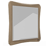 Зеркало квадратное c деревянной рамой из массива дуба Tasteful Furniture варинант исполнения - 1 | Loft Concept в Рязани