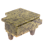 Шкатулка в виде рояля из натурального камня змеевик Stone Casket варинант исполнения - 3 | Loft Concept в Рязани